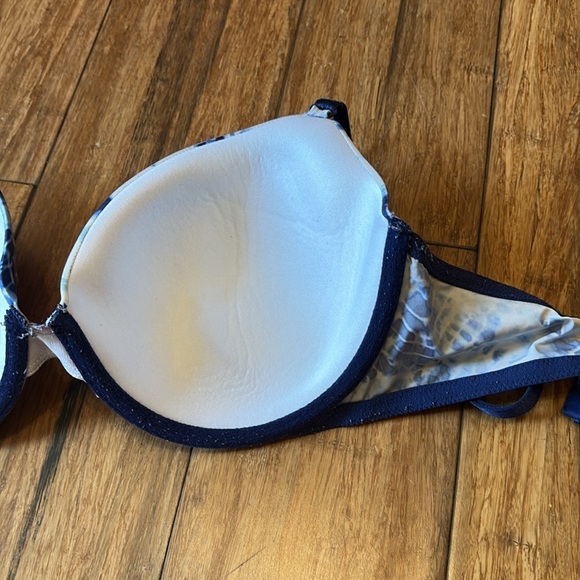 Victoria’s Secret Demi Bra 34DD Blue Tye Dye - Picture 7 of 7